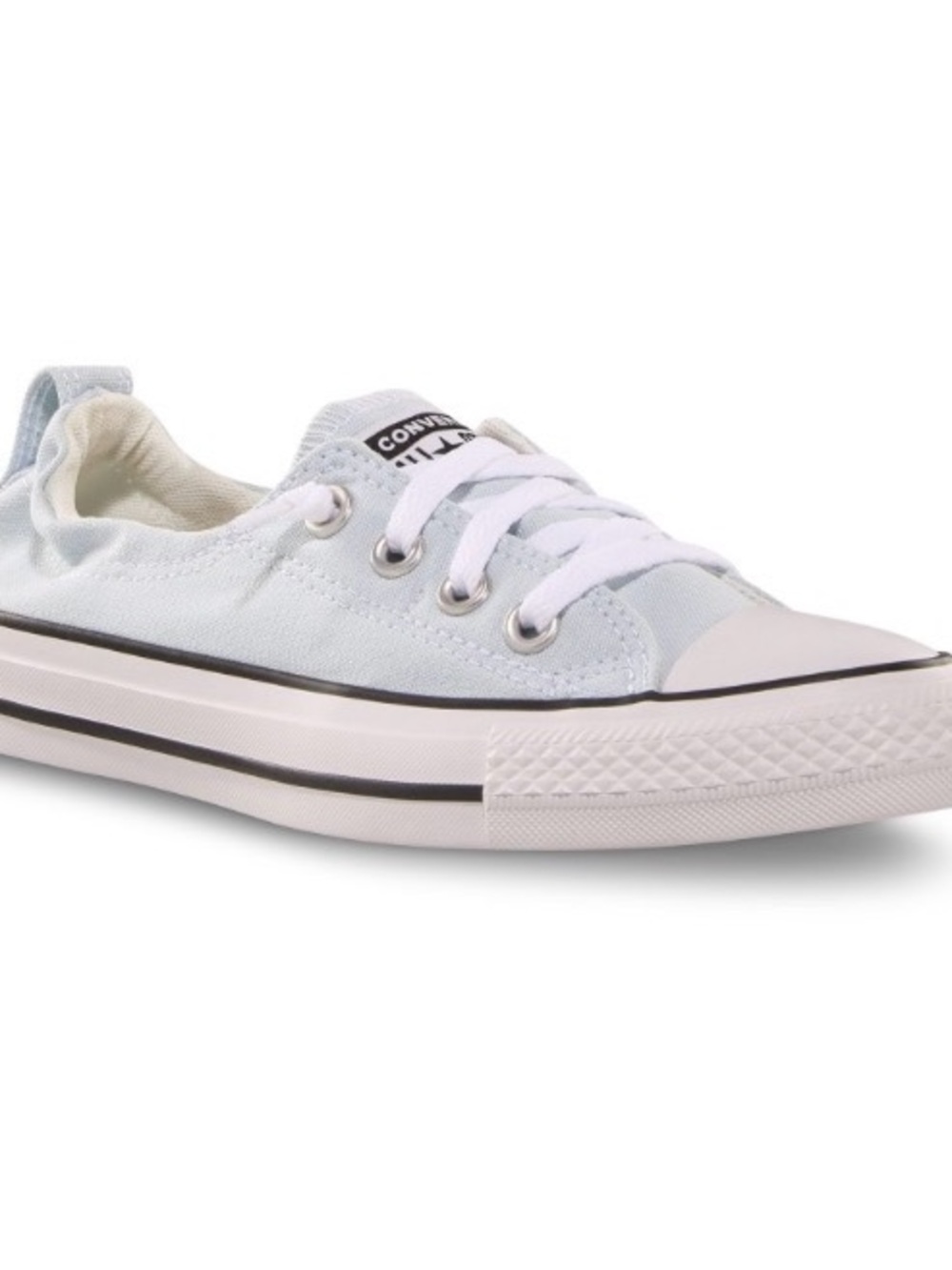 Converse Low-Top Canvas Sneakers in Light Gray